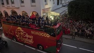Qatar 2022: Selección de Marruecos recibe una bienvenida histórica tras su participación en la Copa del Mundo