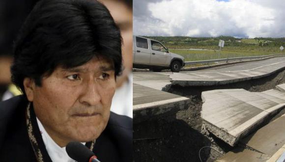Evo Morales ofrece ayuda a Chile por terremoto de 7,6°