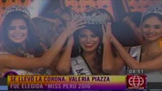 Valeria Piazza tuvo especial dedicatoria tras ganar Miss Perú