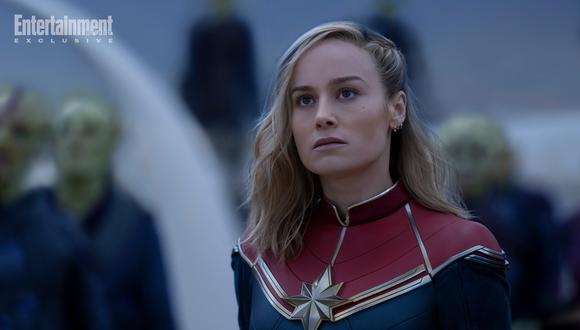 Brie Larson vuelve a hacer su papel como Capitana Marvel en "The Marvels". (Foto: EW)