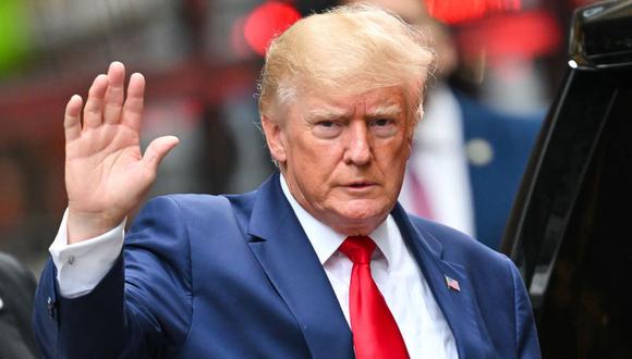 El expresidente Donald Trump estaba en Nueva York cuando ocurrió el registro de su residencia del sur de Florida. (GETTY IMAGES).