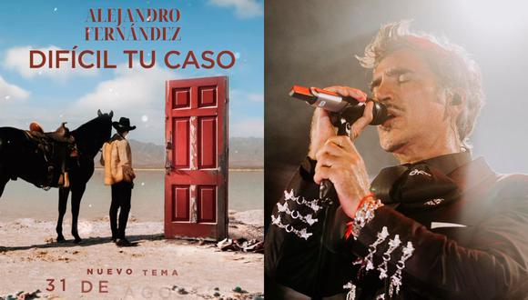 Alejandro Fernández lanza nuevo tema musical | Foto: Composición EC