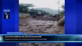 Huarochirí: alcaldesa advierte que podrían activarse seis quebradas por intensas lluvias