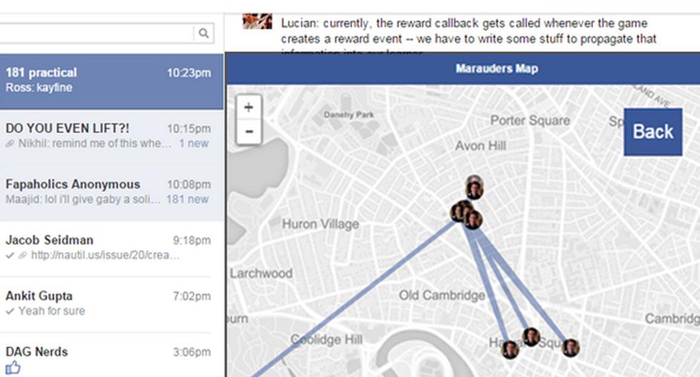 Ahora podrás saber por dónde andan tus amigos gracias a Facebook. (Foto: Difusión)