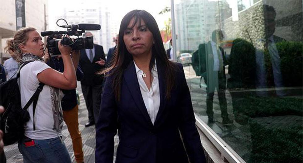 Giuliana Loza cuestionó que no haya sido notificada sobre audiencia de pedido de prisión preventiva contra Keiko Fujimori. (Foto: Agencia Andina)