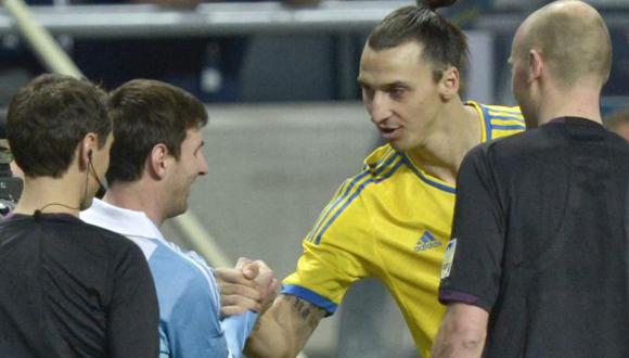 Zlatan Ibrahimovic y Lionel Messi fueron compañeros durante la temporada 2009-10. (Foto: AFP)