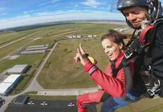 Alejandra Baigorria sorprende al hacer paracaidismo: “Todo está en la mente” | VIDEO 