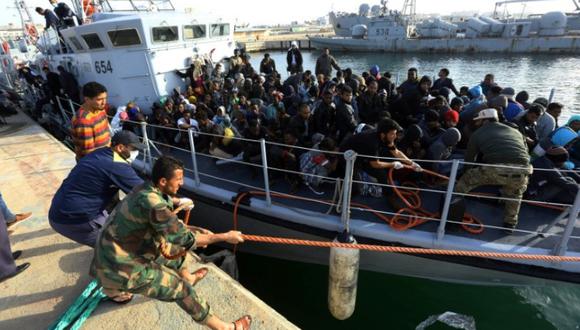 Once inmigrantes muertos y 263 rescatados en el mar frente a Libia. (Foto: AFP)