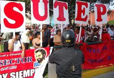 Lima: Sutep desmiente paro convocado para este martes y miércoles