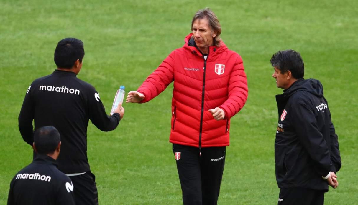 La selección peruana entrenó en el estadio Beira Rio previo al juego contra Chile. (Foto: Daniel Apuy - GEC)