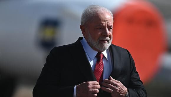 El presidente de Brasil, Luiz Inácio Lula da Silva, el 20 de julio de 2023, en la Base Aérea Militar, en Brasilia, Brasil. (Foto de Andre Borges / EFE)