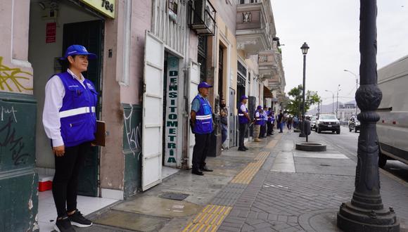 Serenos y PNP también participaron en el operativo inopinado. Foto: Municipalidad de Lima