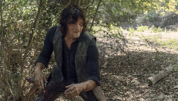 En "The Walking Dead" 10x10, Daryl Dixon (Norman Reedus) tiene que ser sigiloso para completar una misión. Foto: AMC.