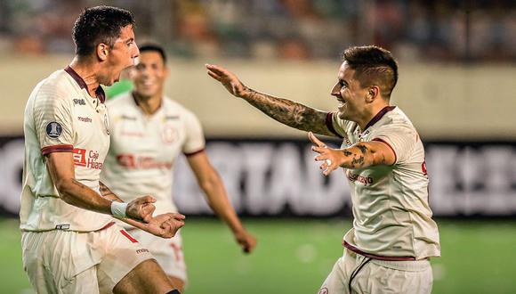 Federico Alonso gritó a todo pulmón el gol que le dio el triunfo a Universitario ante Carabobo. (Fotos: Jesús Saucedo)