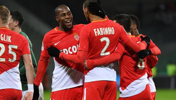 Mónaco goleó 4-0 al Saint-Etienne por la Ligue 1 de Francia. (Foto: Agencias)