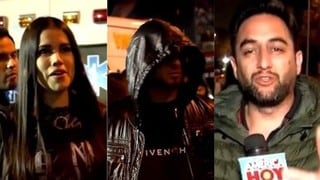 Miguel Trauco llegó acompañado al concierto de Daddy Yankee y respondió de forma airada a reportero que intentó entrevistarlo