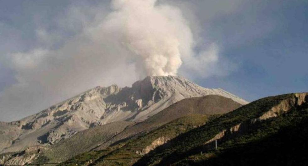 Volcán Sabancaya en Arequipa. (Foto: Andina)