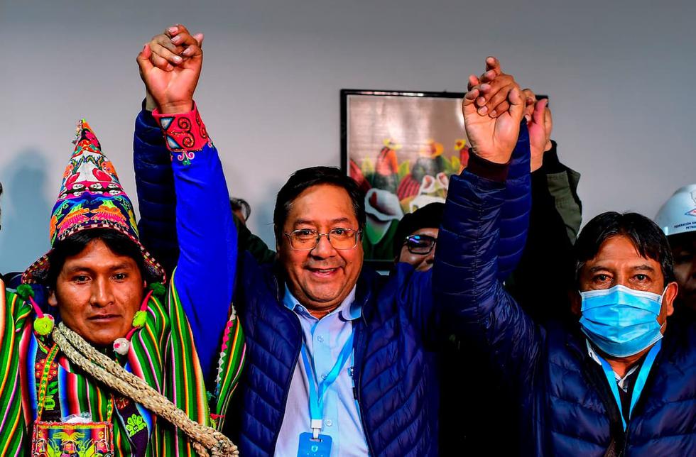 Luis Arce ha superado las expectativas de dos encuestas que ya lo daban por ganador. Incluso ha sacado más votos que Evo Morales en su primera elección. (Foto: AFP)
