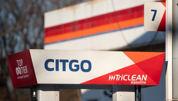 Una gasolinera Citgo, la subsidiaria con sede en Estados Unidos de la petrolera estatal venezolana PDVSA, se ve en Washington, DC, el 31 de enero de 2019.  (SAUL LOEB / AFP).