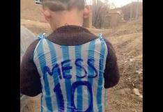 Twitter: Lo presentaron como niño iraquí fan de Lionel Messi pero es falso