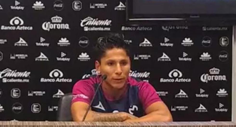 Raúl Ruidíaz, delantero de la Selección Peruana, fue consultado sobre los próximos partidos ante Nueva Zelanda por el repechaje desde México tras un nuevo triunfo del Morelia. (Foto: Captura - Morelia TV)