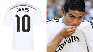¿Camiseta de James Rodríguez es la más cara del Real Madrid?