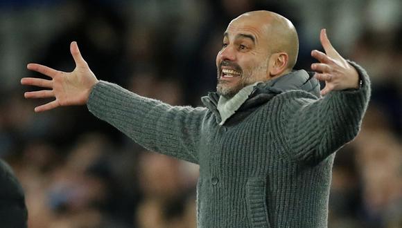 Pep Guardiola, entrenador del Manchester City. (Foto: Reuters)