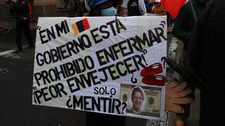 Cientos de trabajadores marchan en Ecuador por sanidad y pensiones públicas