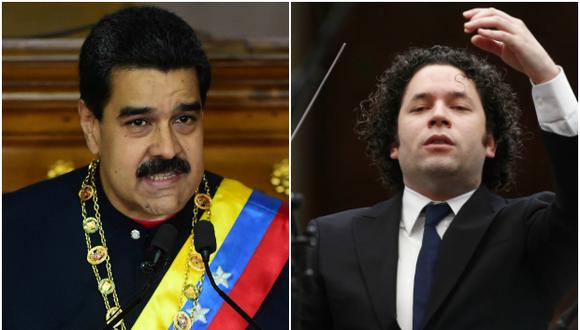 "Te metiste a político, no importa; bienvenido a la política Gustavo Dudamel pero actúa con ética", dijo Nicolás Maduro. (Foto: AFP/Reuters)