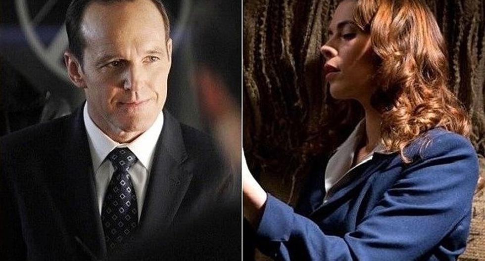 Clark Gregg es Phil Coulson en 'Agents of S.H.I.E.L.D.' y Hayley Atwell es Peggy Carter en 'Agent Carter' (Foto: ABC)
