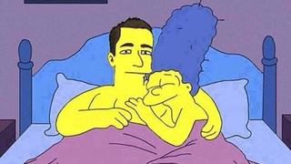 Foto de John Terry con Marge Simpson se convierte en viral