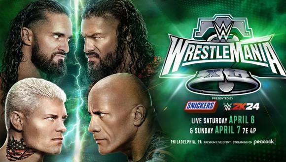 En El Comercio, conoce los horarios en los que iniciará WWE WrestleMania 40 desde el Estadio Lincoln Financial Field de Filadelfia.