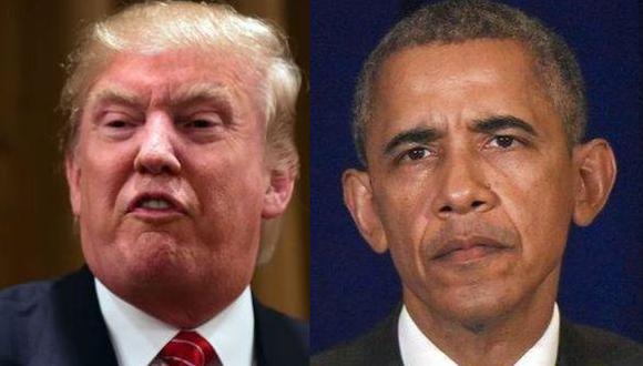 Trump arremete contra Obama por apoyar a "deshonesta" Clinton