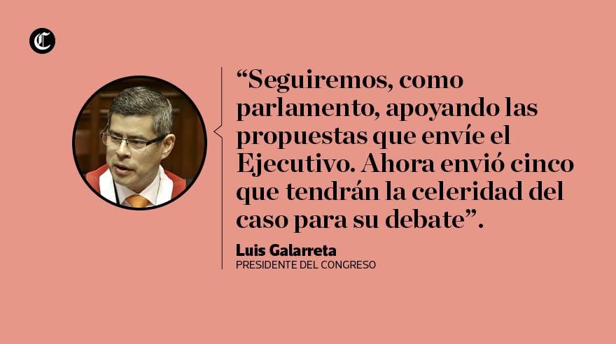 Congresistas de diversas bancadas y políticos comentaron el segundo mensaje a la nación que dio PPK ante el Parlamento. (Composición: El Comercio)