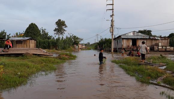 Tras incremento de nivel del río Marañón,  700 personas de cuatro comunidades quedaron damnificadas (Foto: Daniel Carbajal).