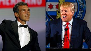 Antonio Banderas: "Unidos aunque Trump nos patee el trasero"