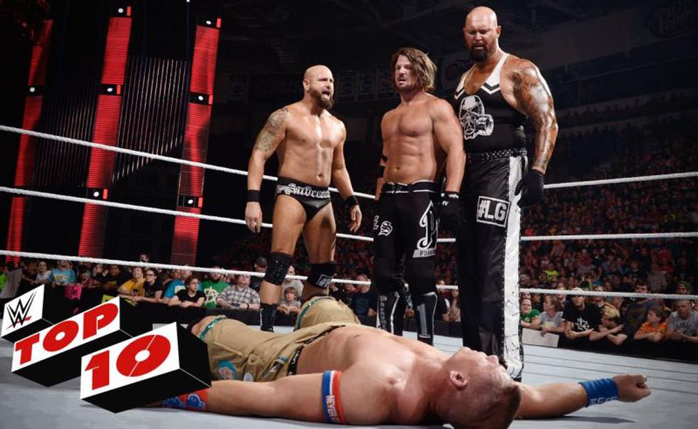 Como cada martes, revisamos el panorama que WWE quiere transmitir a trav&eacute;s de su secci&oacute;n de destacados en la lista &quot;Top 10 Raw moments: WWE Top 10, May 30, 2016&quot;. (Foto: WWE - YouTube)