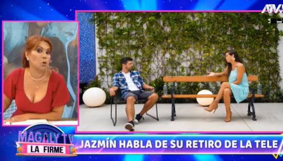 Magaly Medina a Jazmín Pinedo sobre su retiro de la TV. (Foto: captura de video)