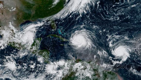 El huracán José, que estaba detrás de Irma, amenaza Estados Unidos. (Foto: AFP)