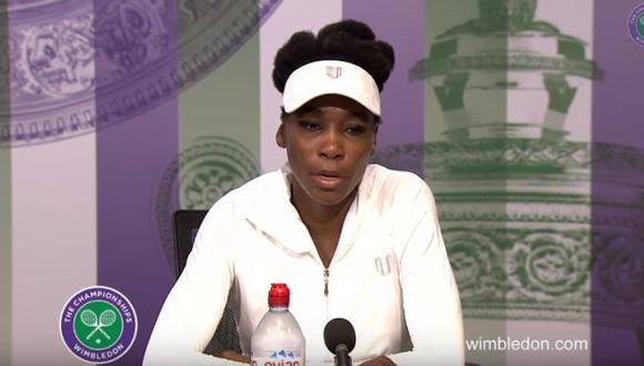 Venus Williamas, tenista de 37 años. (Foto: captura de YouTube)
