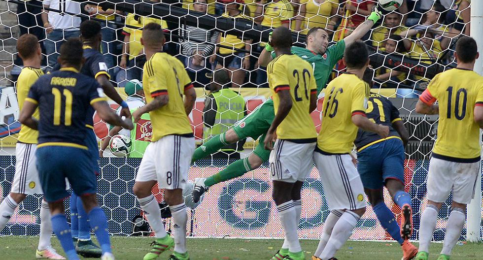 Michael Arroyo descontó para Ecuador en Barranquilla. El \'Tri\' aún sigue en la punta de las Eliminatorias. (Foto: Getty Images)