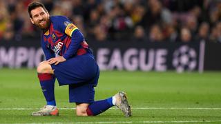 Messi y su horrible disparo de zurda en el Barcelona vs. Slavia Praga que terminó en las gradas del Camp Nou [VIDEO]