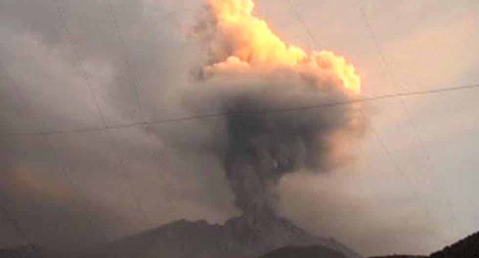 El volcán Ubinas presenta una mayor actividad desde el 13 de abril. (Foto: Andina)