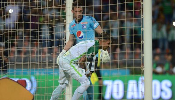 Atlético Nacional ganó 3-2 a Millonarios con gol de último minuto. (Foto: AFP)