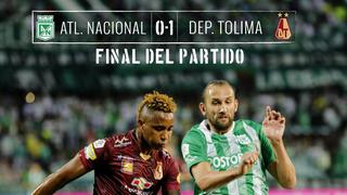 Atlético Nacional perdió 1-0 ante Deportes Tolima por la Copa Colombia 2019