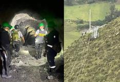 Presuntos mineros ilegales dinamitan dos torres de alta tensión en mina Poderosa 