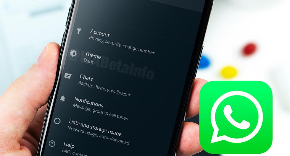 ¿Estás esperando que se active el "modo oscuro" de WhatsApp? El Dark Theme llega a la versión beta. (Foto: WABeta Info)