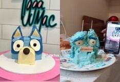 La decepción de una joven al intentar recrear un pastel de la serie animada Bluey: “Abominable”