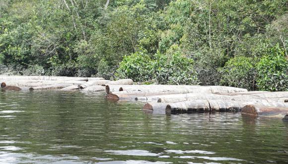 Ucayali: Marina incautó 800 trozas de madera ilegal