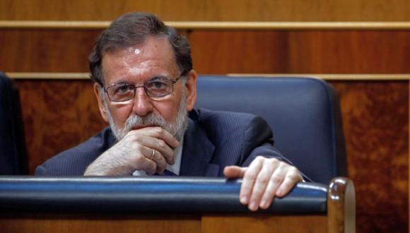 El jefe de Gobierno español, Mariano Rajoy, en el Congreso. (Foto: AFP)